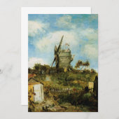 Le Moulin de la Galette door Vincent van Gogh (Voorkant / Achterkant)