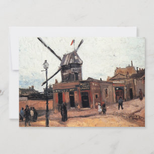 Le Moulin de la Galette door Vincent van Gogh