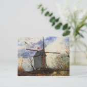 Le Moulin de la Galette door Vincent van Gogh Briefkaart (Staand voorkant)