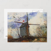 Le Moulin de la Galette door Vincent van Gogh Briefkaart (Voorkant / Achterkant)