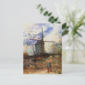 Le Moulin de la Galette door Vincent van Gogh Briefkaart (Staand voorkant)