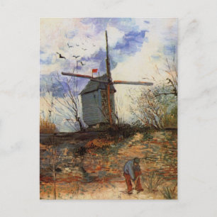 Le Moulin de la Galette door Vincent van Gogh Briefkaart