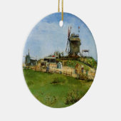 Le Moulin de la Galette door Vincent van Gogh Keramisch Ornament (Rechts)
