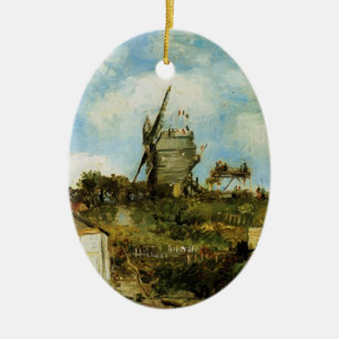 Le Moulin de la Galette door Vincent van Gogh Keramisch Ornament