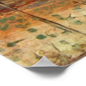 Le Moulin de la Galette door Vincent van Gogh Poster (Hoek)