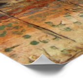 Le Moulin de la Galette door Vincent van Gogh Poster (Hoek)