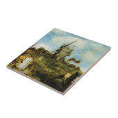 Le Moulin de la Galette door Vincent van Gogh Tegeltje (Zijkant)