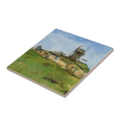 Le Moulin de la Galette door Vincent van Gogh Tegeltje (Zijkant)