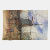 Le Moulin de la Galette door Vincent van Gogh Theedoek (Horizontaal)