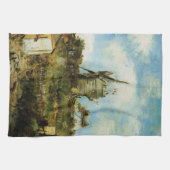 Le Moulin de la Galette door Vincent van Gogh Theedoek (Horizontaal)