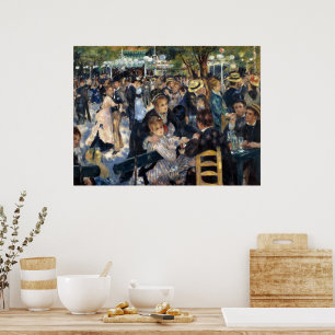 Le Moulin de la Galette   Renoir   Poster