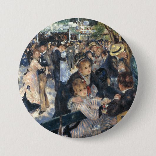 Le Moulin de la Galette Ronde Button 7,6 Cm (Voorkant)