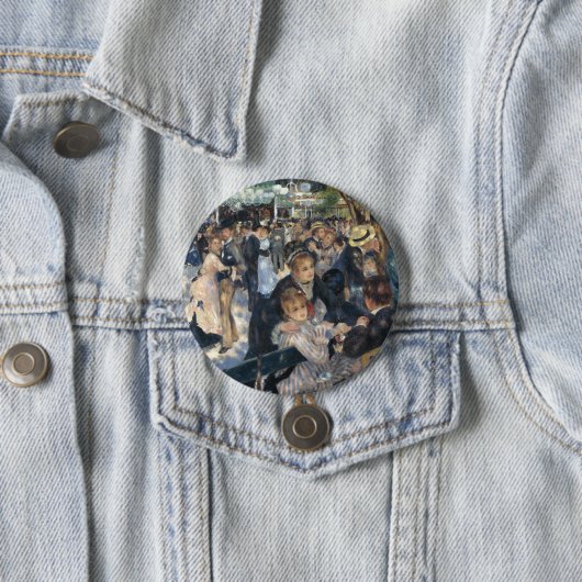 Le Moulin de la Galette Ronde Button 7,6 Cm (In situ)