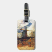 Le Moulin de la Galette Van Gogh Bagagelabel (Voorkant verticaal)