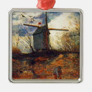 Le Moulin de la Galette Van Gogh Metalen Ornament
