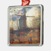 Le Moulin de la Galette Van Gogh Metalen Ornament (Links)
