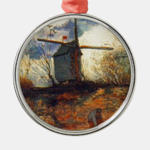 Le Moulin de la Galette Van Gogh Metalen Ornament