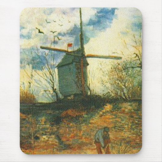 Le Moulin de la Galette Van Gogh Muismat (Voorkant)