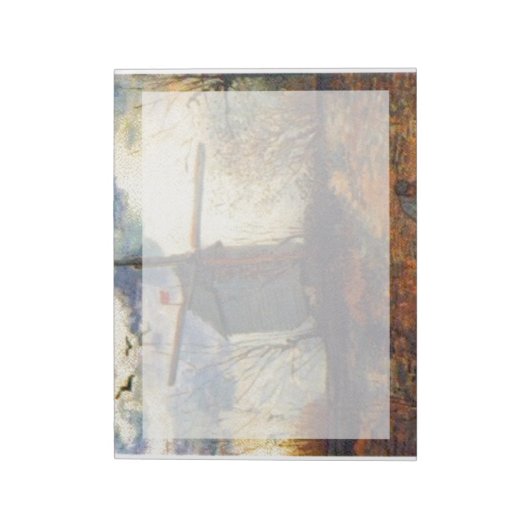 Le Moulin de la Galette Van Gogh Notitieblok (Linkerzijde)