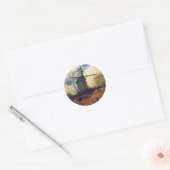 Le Moulin de la Galette Van Gogh Ronde Sticker (Envelop)