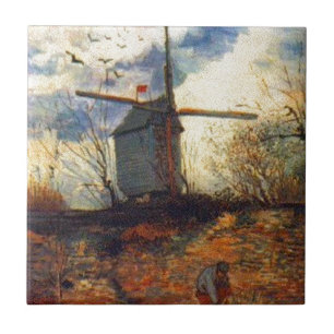 Le Moulin de la Galette Van Gogh Tegeltje