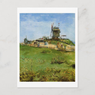 Le Moulin de la Galette, Vincent van Gogh Briefkaart