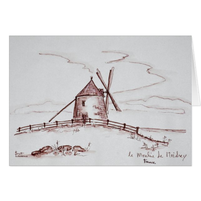 Le Moulin de Moidrey Windmolen | Pontorson (Voorkant Horizontaal)