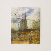Le Moulin Galette van Vincent van Gogh, Windmills Legpuzzel (Verticaal)