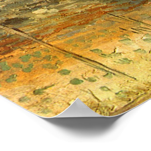 Le Moulin Galette van Vincent van Gogh, Windmills Poster (Hoek)