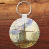Le Moulin Galette van Vincent van Gogh, Windmills Sleutelhanger (Voorkant)