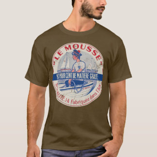 Le Mousse Francophile kaaslabel T-shirt
