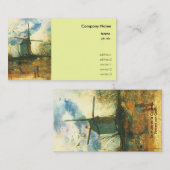 Le Mulin de la Galette Vincent van Goah Visitekaartje (Voorkant / Achterkant)