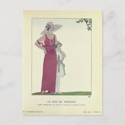 Le Nid de Pinsons Briefkaart (Voorkant)