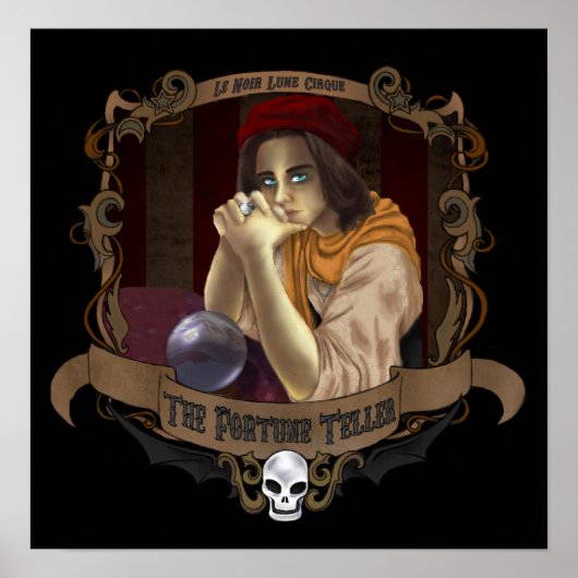 Le Noir Lune Cirque - De Waarzegster Poster (Voorkant)