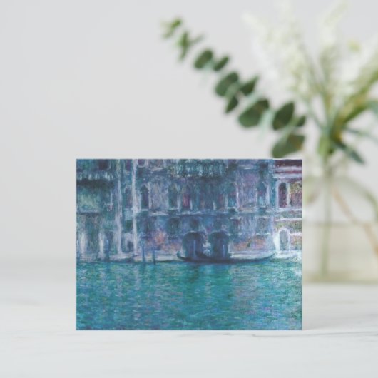 Le palais da Mula Claude Monet Briefkaart (Staand voorkant)