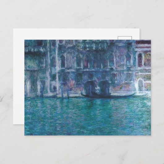 Le palais da Mula Claude Monet Briefkaart (Voorkant / Achterkant)