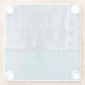 Le palais da Mula Claude Monet Glazen Onderzetter (Achterkant)