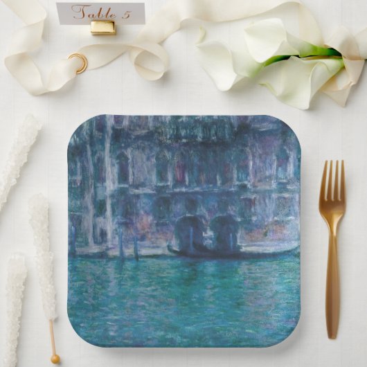 Le palais da Mula Claude Monet Papieren Bordje (Huwelijk)