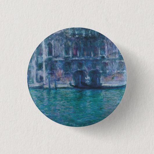 Le palais da Mula Claude Monet Ronde Button 3,2 Cm (Voorkant)