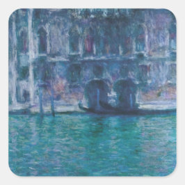 Le palais da Mula Claude Monet Vierkante Sticker