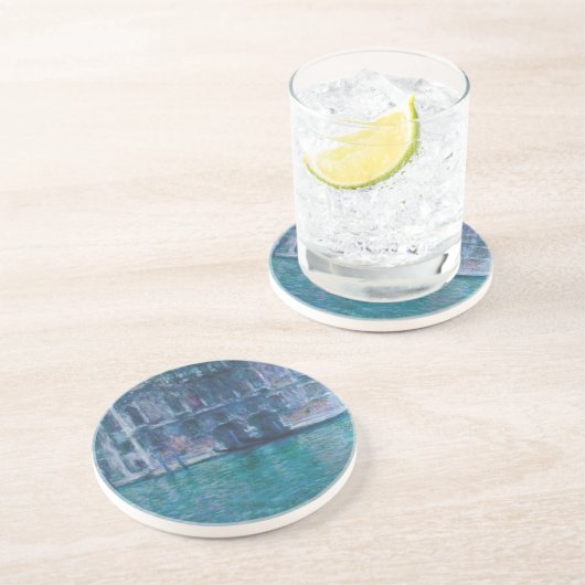 Le palais da Mula Claude Monet Zandsteen Onderzetter (Zijkant)