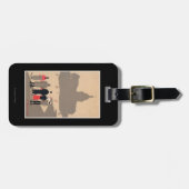 Le Pantheon Art Deco SceneParis, Frankrijk Bagagelabel (Voorkant horizontaal)