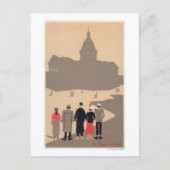 Le Pantheon Art Deco SceneParis, Frankrijk Briefkaart (Voorkant)