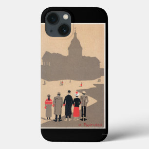 Le Pantheon Art Deco SceneParis, Frankrijk Case-Mate iPhone Case