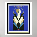 Le Parfum Art Deco Poster 16  x 20<br><div class="desc">,  Frans Art Deco,  Advertisement voor Le Parfum. Posters 16 x 20 en kunnen in andere maten beschikbaar zijn.</div>