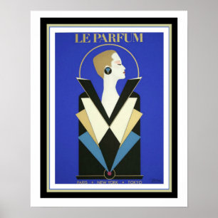 Le Parfum Art Deco Poster 16+ x 20