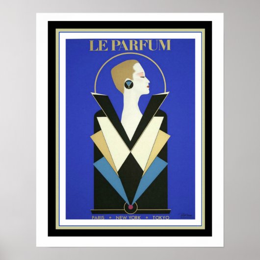 Le Parfum Art Deco Poster 16+ x 20 (Voorkant)