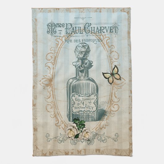Le Parfum II - Kitchen Towel Theedoek (Verticaal)