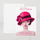 Le Parisian uitnodiging (Voorkant / Achterkant)
