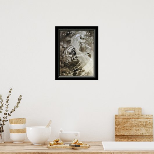"Le Pater" Alphonse Mucha Art Nouveau Print (Keuken)